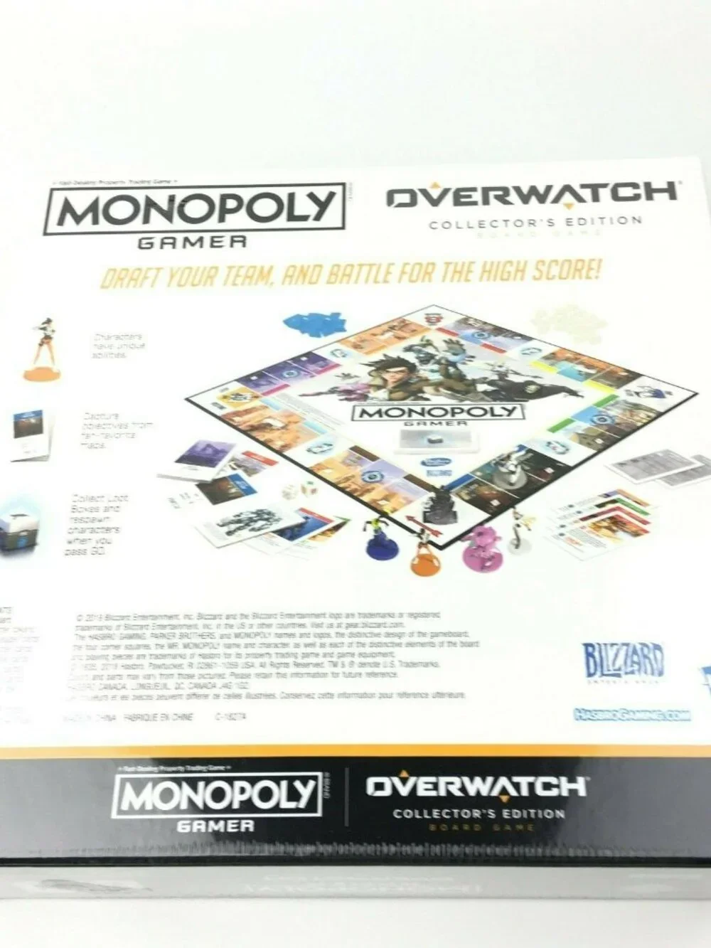 Monopoly Gamer Overwatch Collectors Edition Board Game & Tracer Plush Bundle